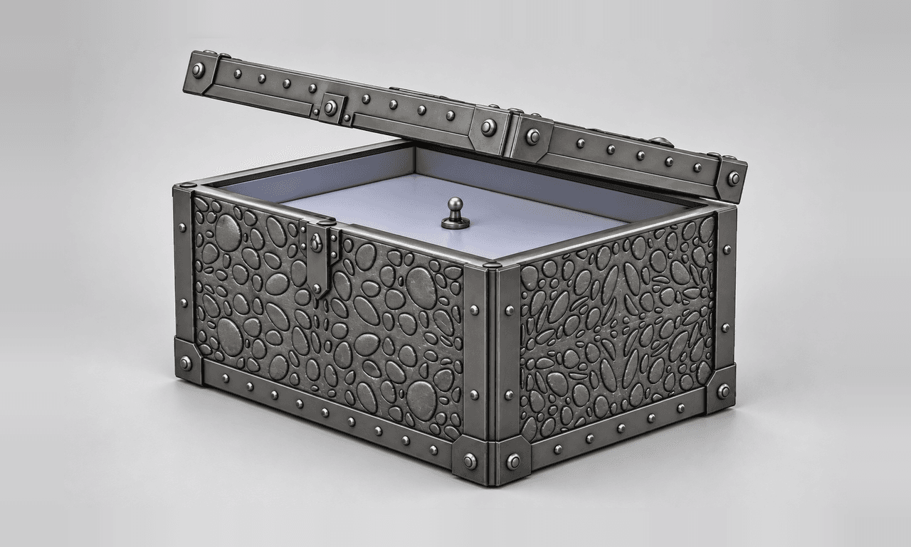Riveted Chest with Textured Panels